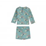 Set de plajă SPF 50 Agik Vintage Blue Hawaii