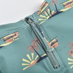 Set de plajă SPF 50 Agik Vintage Blue Hawaii