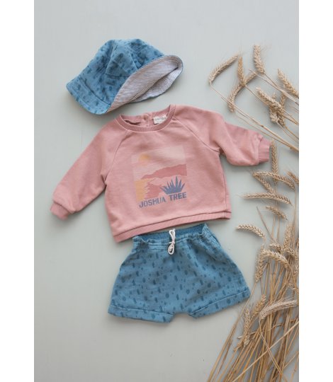 Pălărie de soare din bumbac organic Afid Storm Cactus LM_00017_CBA_21_SS