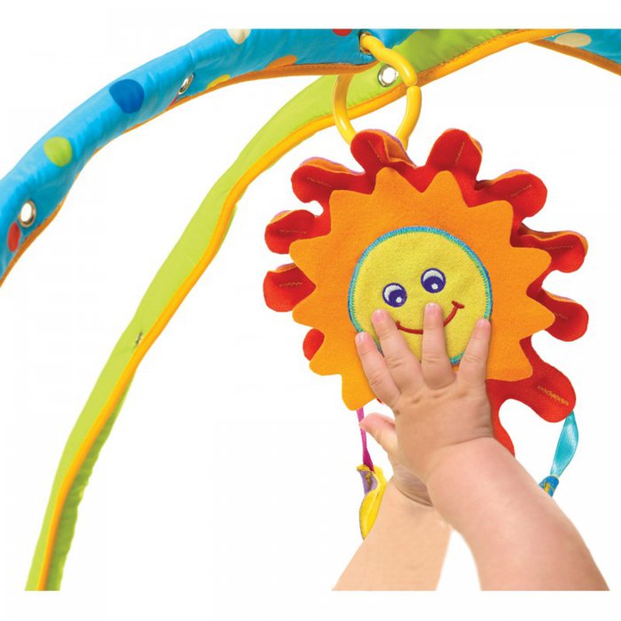 Centru de joaca cu salteluta Tiny Love Gymini Zile insorite, 0 luni +, Multicolor