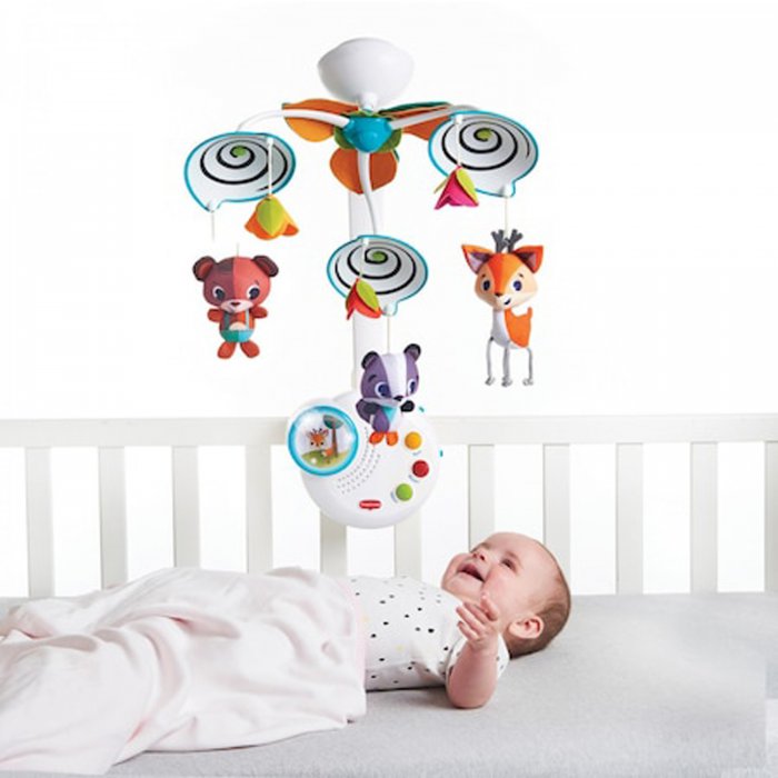 Carusel muzical clasic Tiny Love Into the Forest, 0 luni +, Multicolor