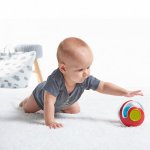 Jucarie spirala cu rainstick Tiny Love, 3 luni +, rosu