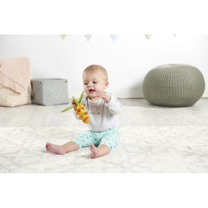 Jucarie interactiva Tiny Love Morcovul, 3 luni +,Multicolor