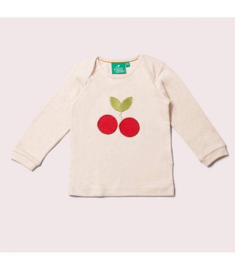 Bluza din bumbac organic Cherries GR_000024_BLZ_21_FW