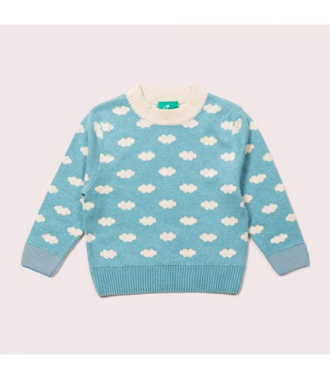 Pulover din bumbac organic Fluffy Cloud GR_000075_BLZ_22_FW