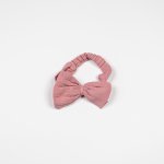 Salopetă din bumbac organic cu bentiță grena