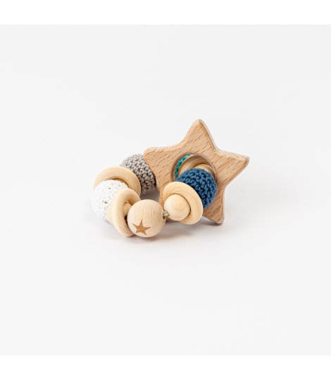 Jucărie pentru dentiție albastru AL_00040_DEN_21_SS