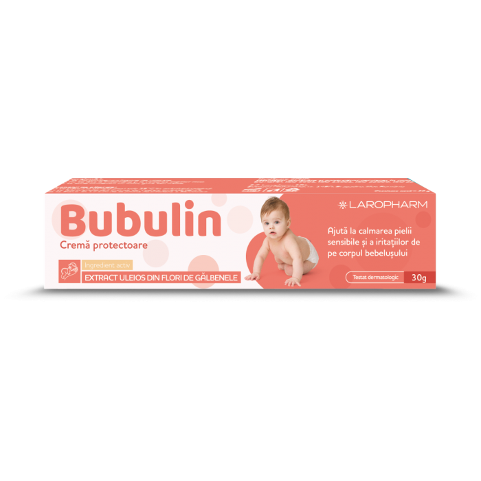 Bubulin - calmarea pielii sensibile si a iritatiilor de pe corpul bebelusului