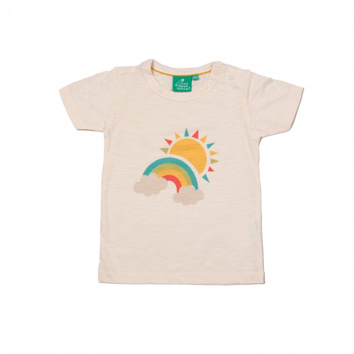 Tricou din bumbac organic Sun and the Rainbow