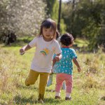 Tricou din bumbac organic Sun and the Rainbow