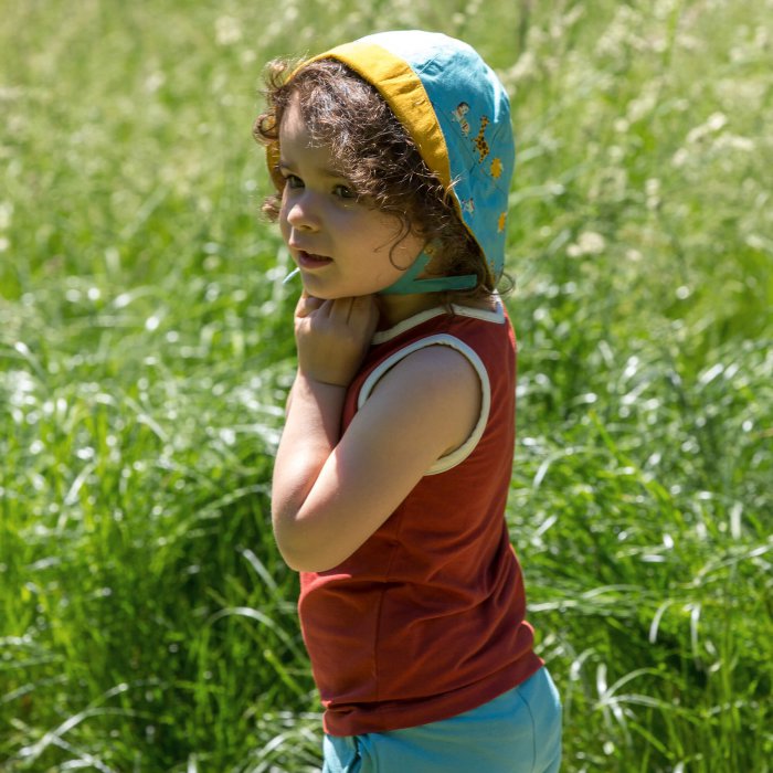 Palarie de soare reversibila din bumbac organic Under The sun